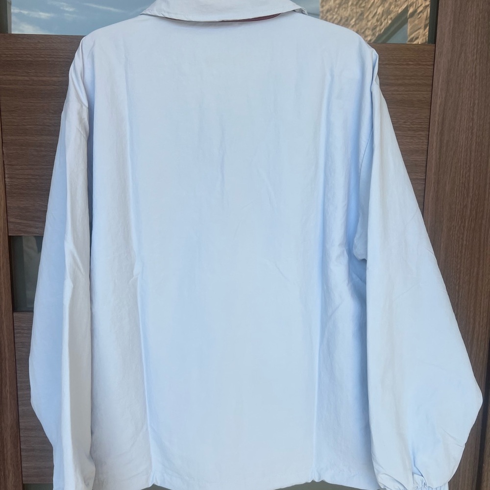 NWT FENTY X PUMA Nylon Baby Blue Pullover - Picture 7 of 10